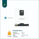 Kit Solar Off Grid 3000w Bateria Agm Policristalino Casas