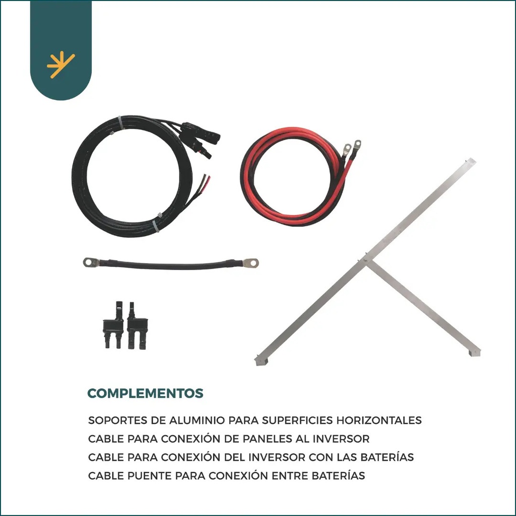Kit Solar Off Grid 3000w Bateria Agm Policristalino Casas