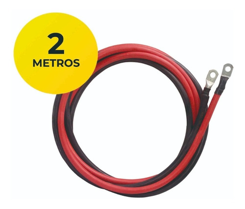 Cable Baterias 2 x 1 x 25mm x 2m C/Terminal
