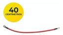 Cable Baterias Puente 1 x 10mm x 40cm C/Terminal