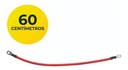 Cable Baterias Puente 1 x 10mm x 60cm C/Terminal