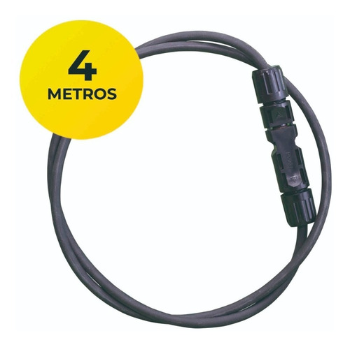 Cable Paneles Solares Alargue C/MC4 1 x 4mm x 4m